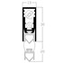 Luvema valdorpel - met rubber - Lu-TO20 - 1330mm