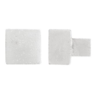 Dauby meubelknop - Pure PQ-45 - mat wit brons - 45 mm
