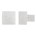 Dauby meubelknop - Pure PQ-45 - mat wit brons - 45 mm