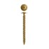 Dynaplus houtbouwschroef [100x] - AR-BRONZE - tellerkop - TX-40 - 8.0x60mm