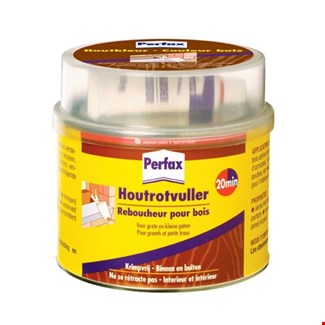 Perfax houtrotvuller - 1 kg - voor kleine oneffenheden - voor buiten en binnen
