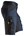 Snickers Workwear stretch korte broek - 6143 - donkerblauw/zwart - maat 48