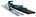 Makita accu invalcirkelzaag - DSP600ZJ2 - 165mm - 2x18V - excl. accu en lader - met geleiderail en tas - in Mbox