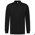 Tricorp 201019 poloshirt Jersey lange mouw Zwart - maat 4XL