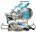 Makita radiaal accu afkortzaag - LS004GZ01 - 40V Max - 260mm - excl. accu en lader - met AWS zender - in doos