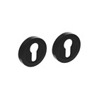 Intersteel cilinderrozetten verdekt 52x10mm - mat zwart