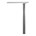 tafelpoot 60mm x 87cm verstelbaar RVS-Look