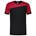 Tricorp 102006 T-shirt bicolor Naden - zwart/rood - maat M