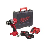 Milwaukee M18 BLPDRC-422C Accu Slagboormachine 18V - Inclusief 2x Accu en Multilader in Koffer  