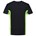 Tricorp T-shirt Bi-Color - Workwear - 102002 - zwart/limoen groen - maat 3XL