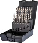 Phantom HSS set spiraalboren DIN 338 Step-point 11.443: 1-10x0.5 mm