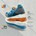 Puma werkschoenen Frontside S1P laag blauw maat 40
