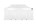 Grizzly zijwand INGANG - GO-WORK - 6 m - wit