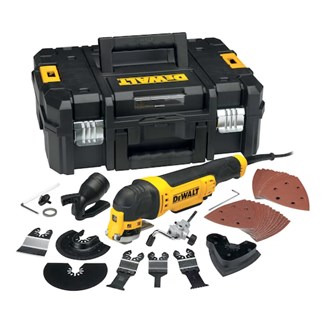 DeWALT DWE315KT-QS oscillerende multitool 300W met accessoireset in TSTAK koffer