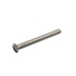 Hoenderdaal metaalschroef - RVS-A2 - lenskop - zaagsnede - M6x100mm