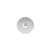 Intersteel beldrukker - 53 mm rond - verdekt - RVS geborsteld