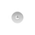 Intersteel beldrukker - 53 mm rond - verdekt - RVS geborsteld