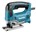 Makita decoupeerzaag  - JV0600X1 - 230 V - D-greep - JV0600 en decoupeerzagenset - in aluminium koffer