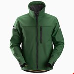 Snickers Workwear 1200 Softshell werkjas bosgroen/zwart - maat XL