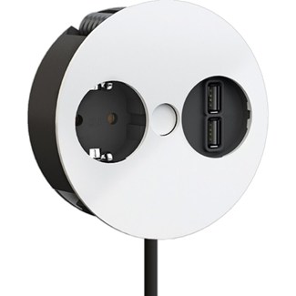 Twist mat wit 1 stopcontact + 2 usb