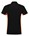 Tricorp Workwear 202002 Bi-Color unisex poloshirt Zwart Oranje XS