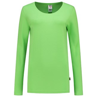 Tricorp T-Shirt - Casual - lange mouw - dames - limoen groen - XXL - 101010