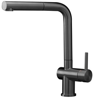 Reginox Cedar Gun Metal keukenkraan pvd gecoat - Pull-out