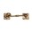 DX kajuithaak messing 75 mm 3inch DX-KH 0751