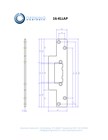 OC losse voorplaat - met dagschootgeleiding - 16-KLLAP - RVS - voor elektrische deuropener