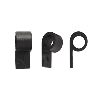 Dauby meubelknop - Pure PFL-27 - verouderd ijzer zwart - 52x22x27 mm
