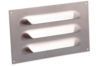 Nedco groot schoepenrooster alu. 250 x 150 mm hoog