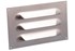Nedco groot schoepenrooster alu. 250 x 150 mm hoog