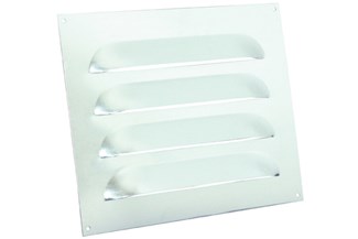 Nedco groot schoepenrooster alu. 250 x 200 mm hoog