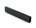 Garderobestang ovaal 30x14/2000mm mat zwart - aluminium
