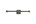 Dauby toiletrolhouder dubbel - Pure Plus Square - ruw metaal - 300 mm