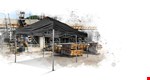 Grizzly werktent - GO-WORK 40 - 3x6 m - alum. frame smalle voet - zwart