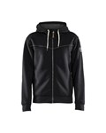 Blåkläder 4933 Hoodie met rits gevoerd zwart - maat 3XL