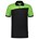 Tricorp Workwear 202006 Bicolor Naden unisex poloshirt Zwart Lime XL