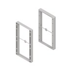 Menage confort kledinglift set opvulstukken 20mm grijs