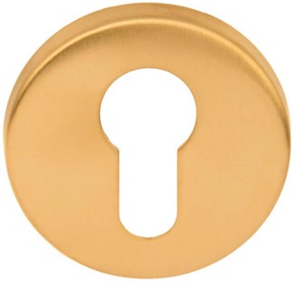 Formani LBY50 BASICS cilinderplaatje rond pvd mat goud
