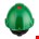 3M™ veiligheidshelm geventileerd met Uvicator™ - ratelverstelling - groen - G3000NUV-GP