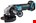 Makita haakse slijper - DGA505Z - 18 V - 125 mm - met veiligheidsschakelaar - excl. accu en lader - in doos
