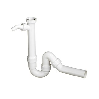 Reginox sifon - 1,5"- met afwasmachine aansluiting