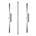 KFV ONE 5700870 RB1300 sleutelbediende voorplaatgarnituur [3x] met penschoot F/24 PC92