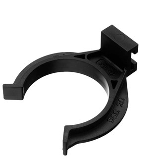 plintclip - zonder opschroefplaat - zwart