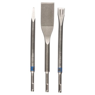 Bosch beitelset [3st] - SDS-Plus - punt/tegel/plattebeitel - zelfslijpend - lengte 250/260 mm