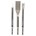 Bosch beitelset [3st] - SDS-Plus - punt/tegel/plattebeitel - zelfslijpend - lengte 250/260 mm