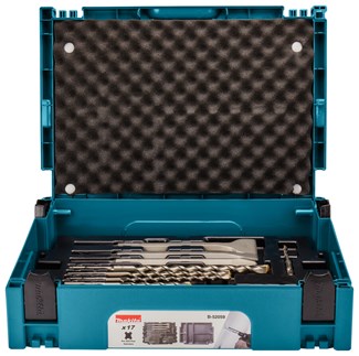 Makita Betonboor-/beitelset SDS-Plus 17-delig in Mbox