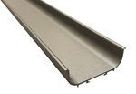 Greeplijst C- vorm bronskleur - 5000 mm