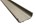Greeplijst C- vorm bronskleur - 5000 mm